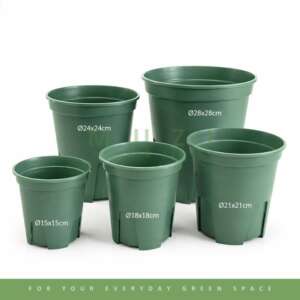 Green QSP Deep Grow Pot with Saucers (Copy)