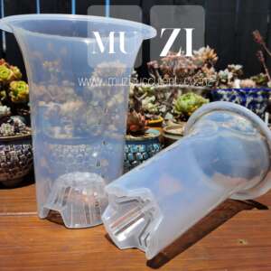 Clear Round Nursery Pot –15×H21cm Pot