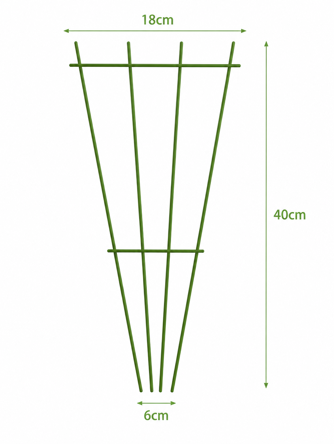 Flat Metal Plant Support Trellis