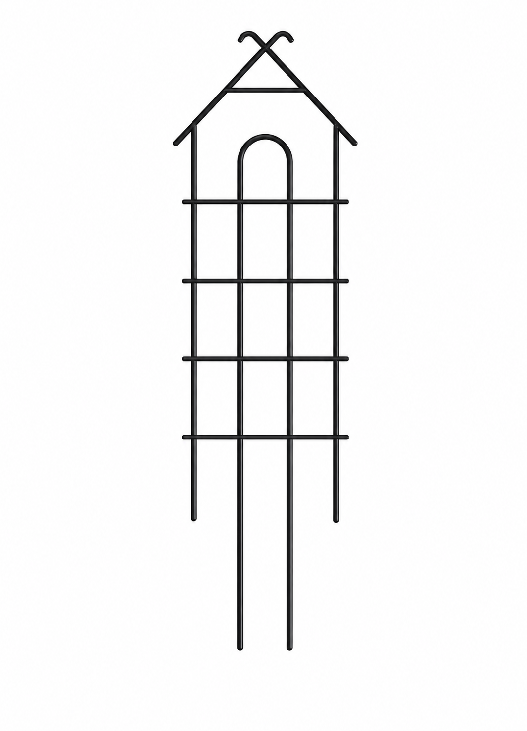 Tall Metal Plant Trellis (75 cm)