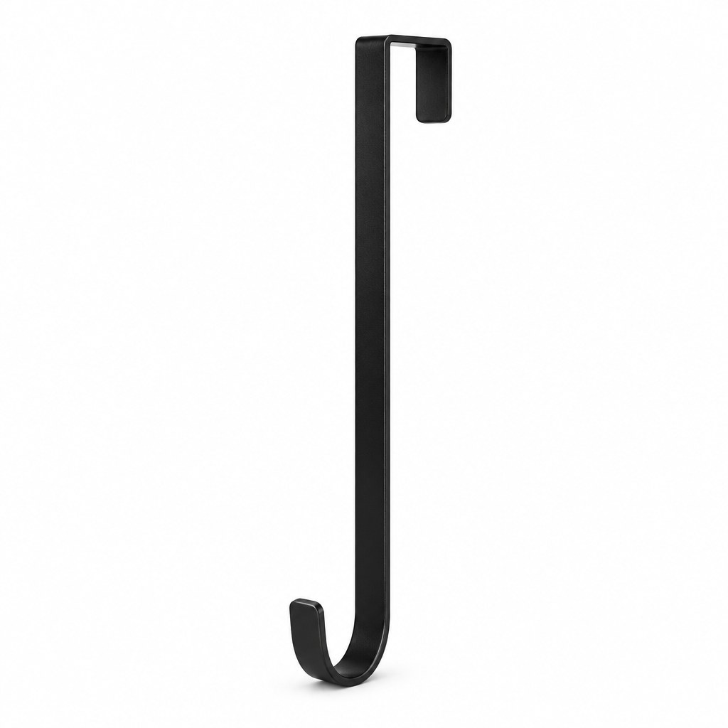 Garden Long Metal Hook (Black)